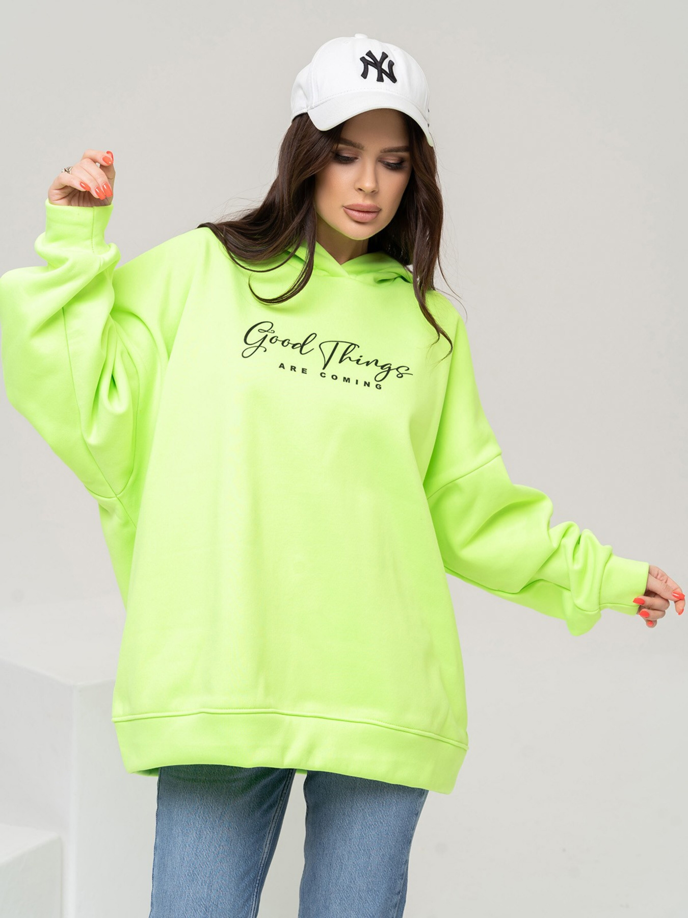 Худі ISSA Plus модель 13640_lightgreen Фото