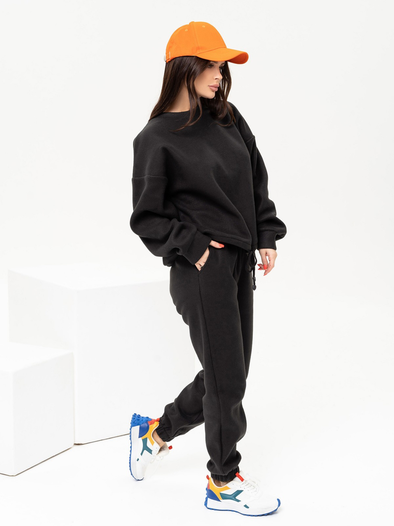 Спортивный костюм ISSA Plus модель 13642_black Фото