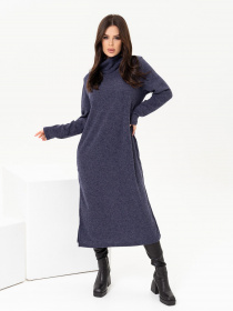 Платье миди ISSA Plus модель 13644_blue Фото