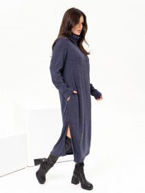 Сукня міді ISSA Plus модель 13644_blue Фото