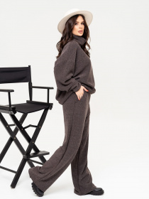 Костюм ISSA Plus модель 13645_brown Фото