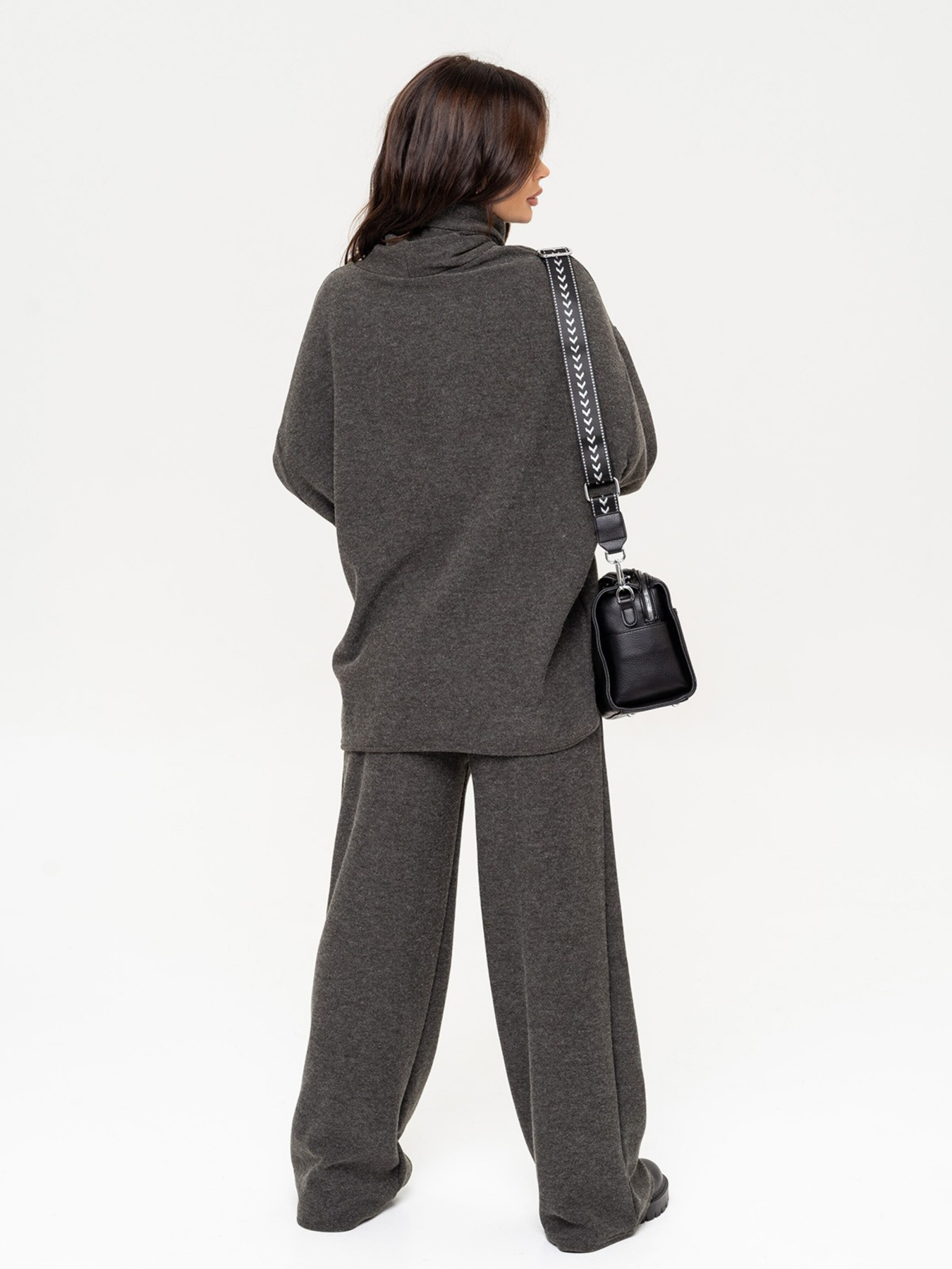 Повседневный костюм ISSA Plus модель 13645_darkgray Фото