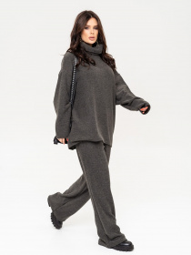 Повседневный костюм ISSA Plus модель 13645_darkgray Фото