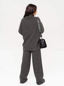 Повседневный костюм ISSA Plus модель 13645_darkgray Фото