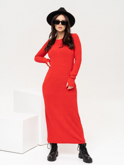 Сукня максі ISSA Plus модель 13646_red - фото