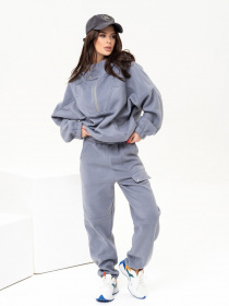 Спортивный костюм ISSA Plus модель 13648_grey Фото