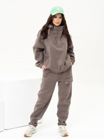 Спортивный костюм ISSA Plus модель 13648_khaki Фото