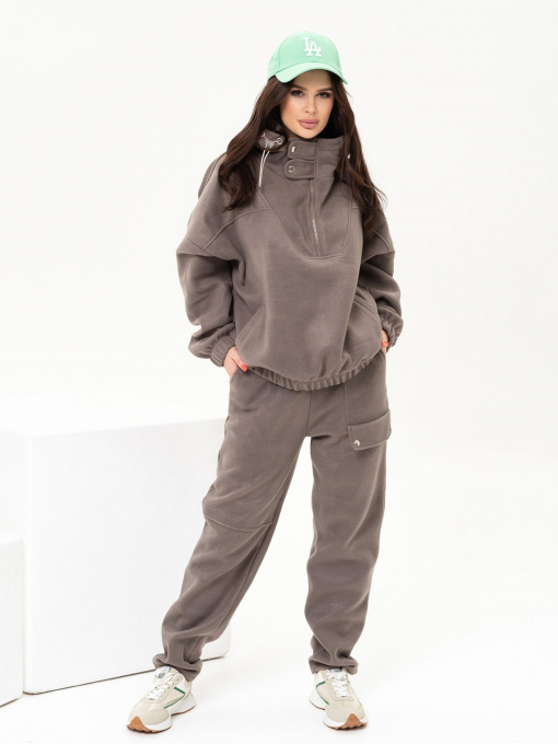 Спортивний костюм ISSA Plus модель 13648_khaki Фото