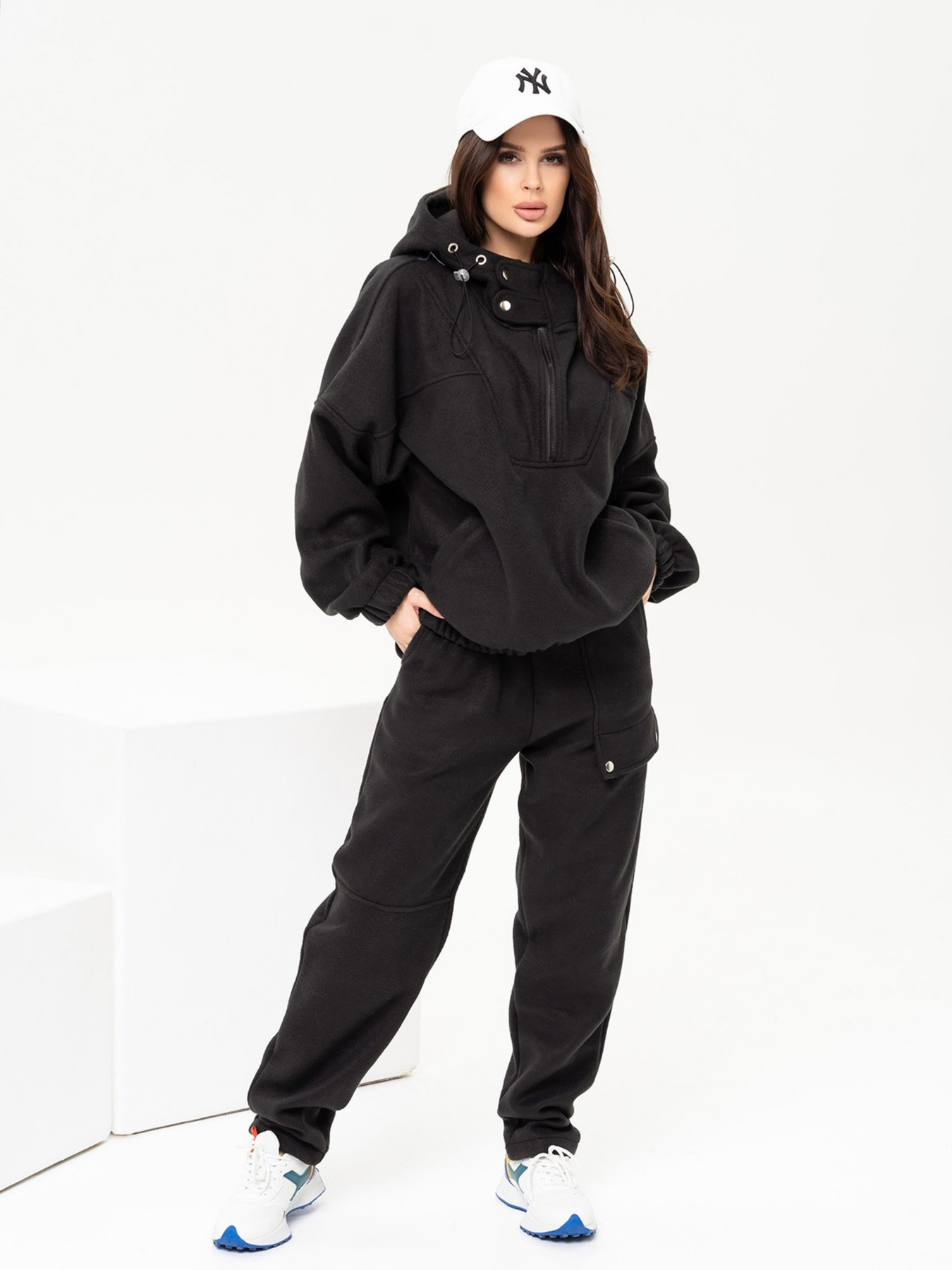 Спортивный костюм ISSA Plus модель 13648_black Фото