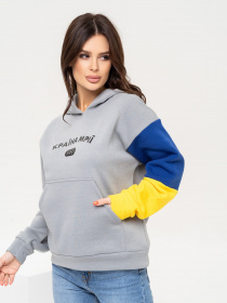 Худи ISSA Plus модель 13649_grey Фото