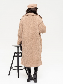 Пальто ISSA Plus модель 13650_beige Фото