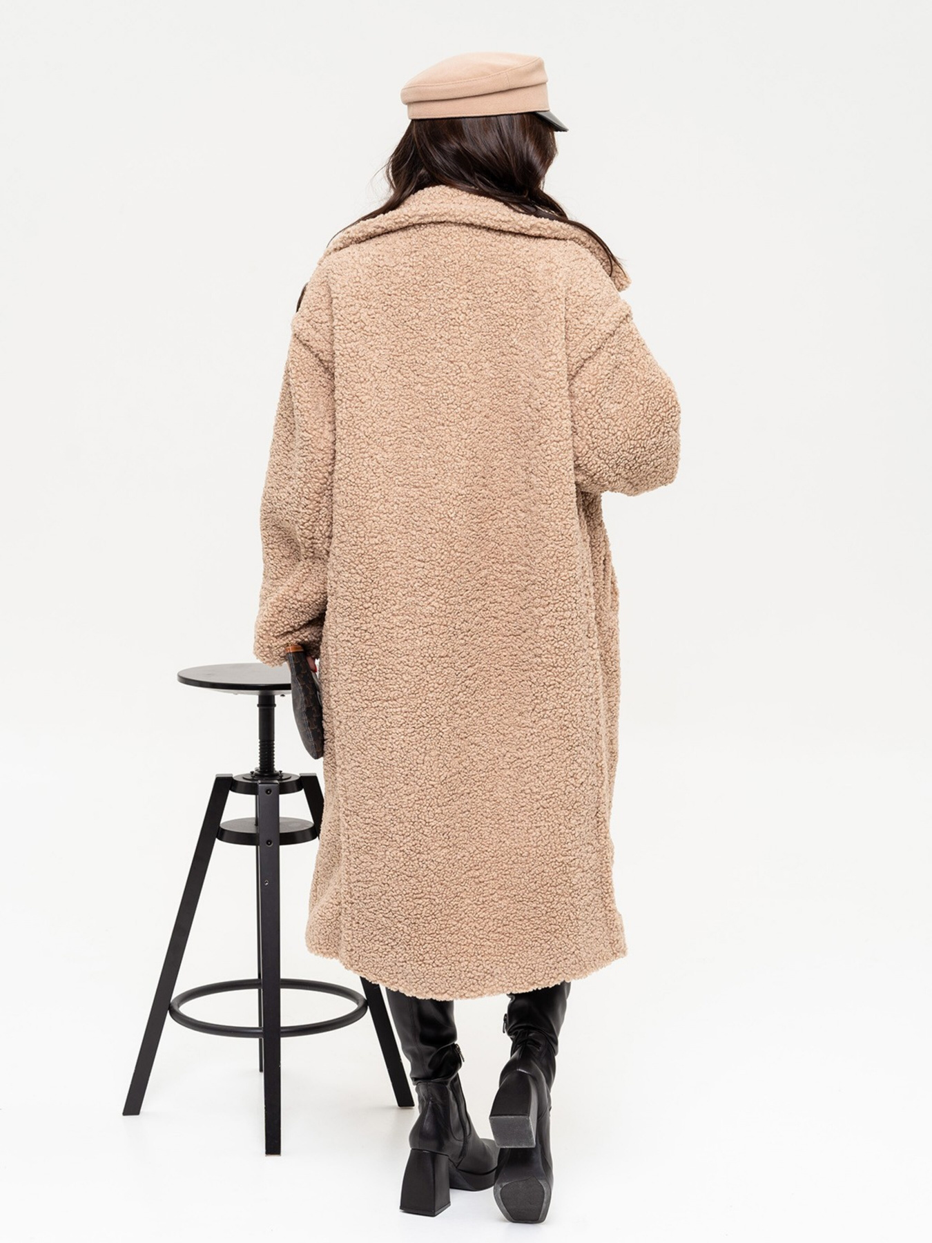 Пальто ISSA Plus модель 13650_beige Фото