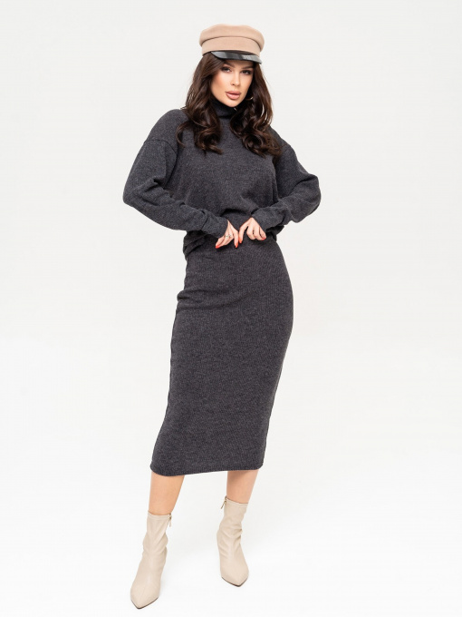 Повсякденний костюм ISSA Plus модель 13651_darkblue Фото