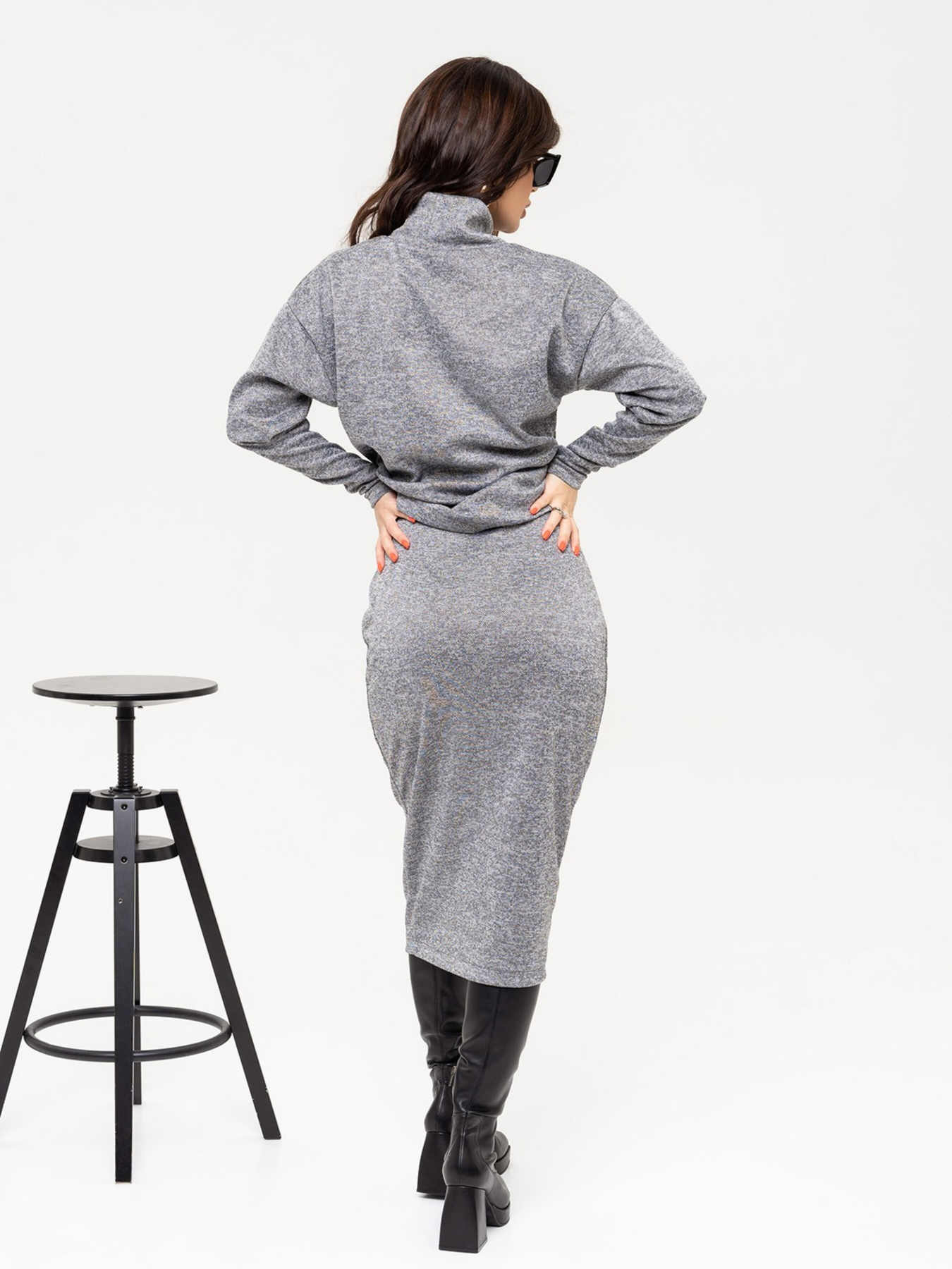 Костюм ISSA Plus модель 13652_grey Фото