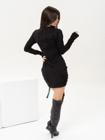 Сукня міні ISSA Plus модель 13653_black Фото