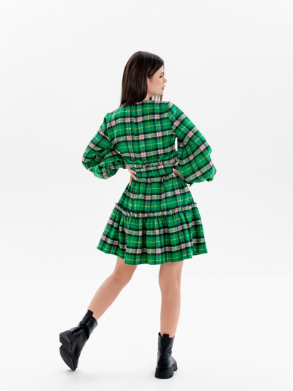 Сукня міні ISSA Plus модель 13656_green — фото 3 - INTERTOP
