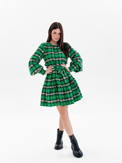 Сукня міні ISSA Plus модель 13656_green Фото