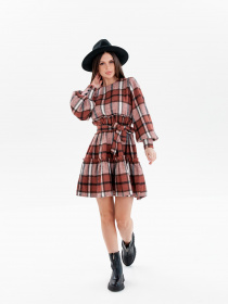 Платье мини ISSA Plus модель 13657_multicolor Фото