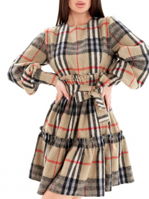 Платье мини ISSA Plus модель 13658_beige Фото