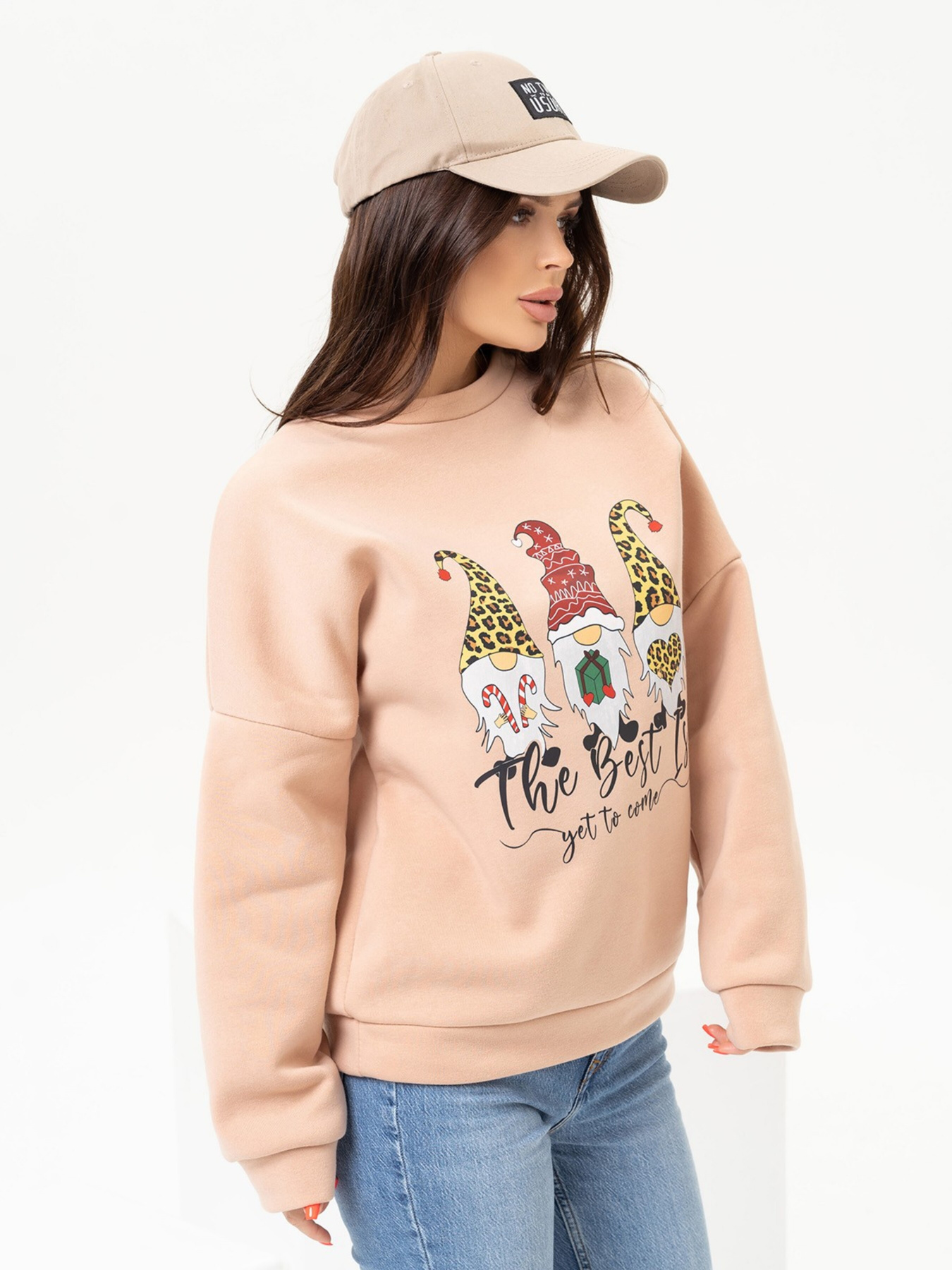 Свитшот ISSA Plus модель SA-434_beige Фото