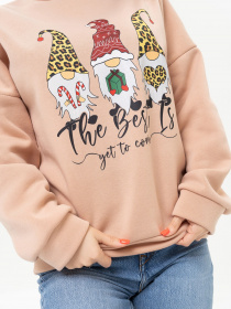 Світшот ISSA Plus модель SA-434_beige Світшот ISSA Plus модель SA-434_beige Фото