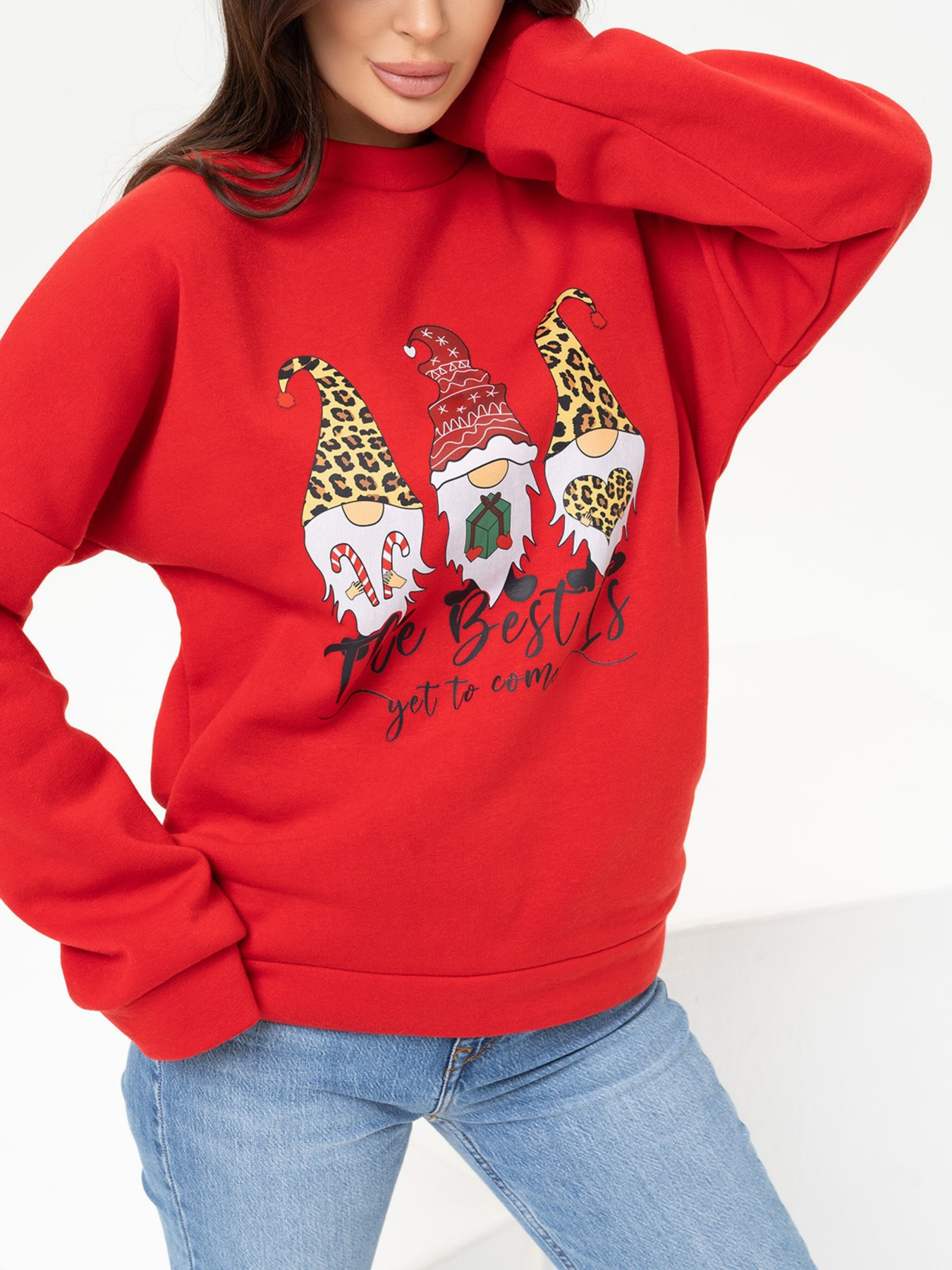 Світшот ISSA Plus модель SA-434_red Фото