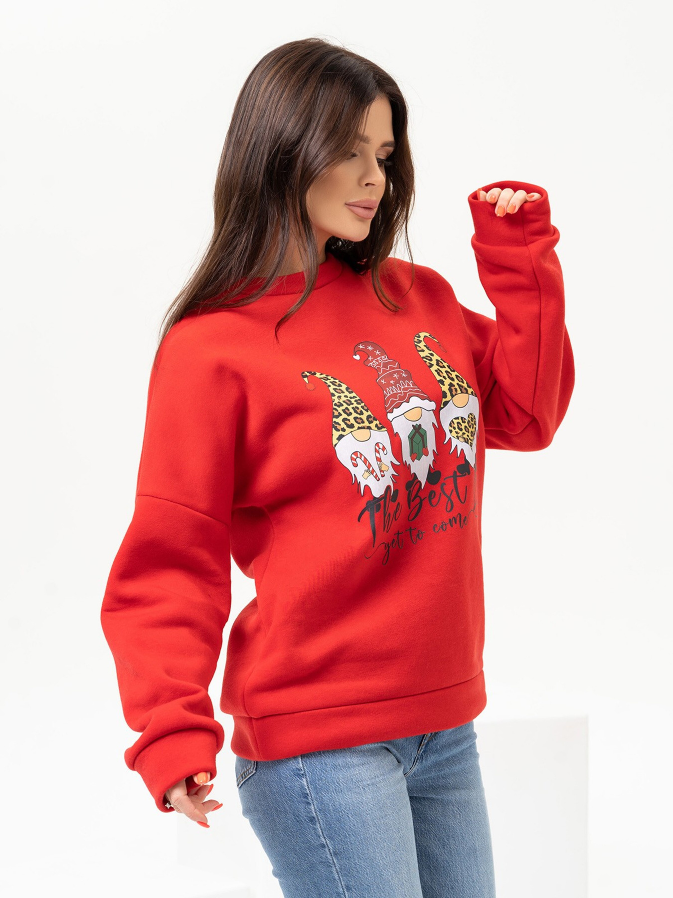 Свитшот ISSA Plus модель SA-434_red Фото