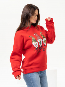 Свитшот ISSA Plus модель SA-434_red Фото