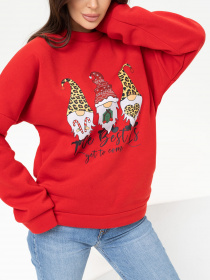 Свитшот ISSA Plus модель SA-434_red Фото