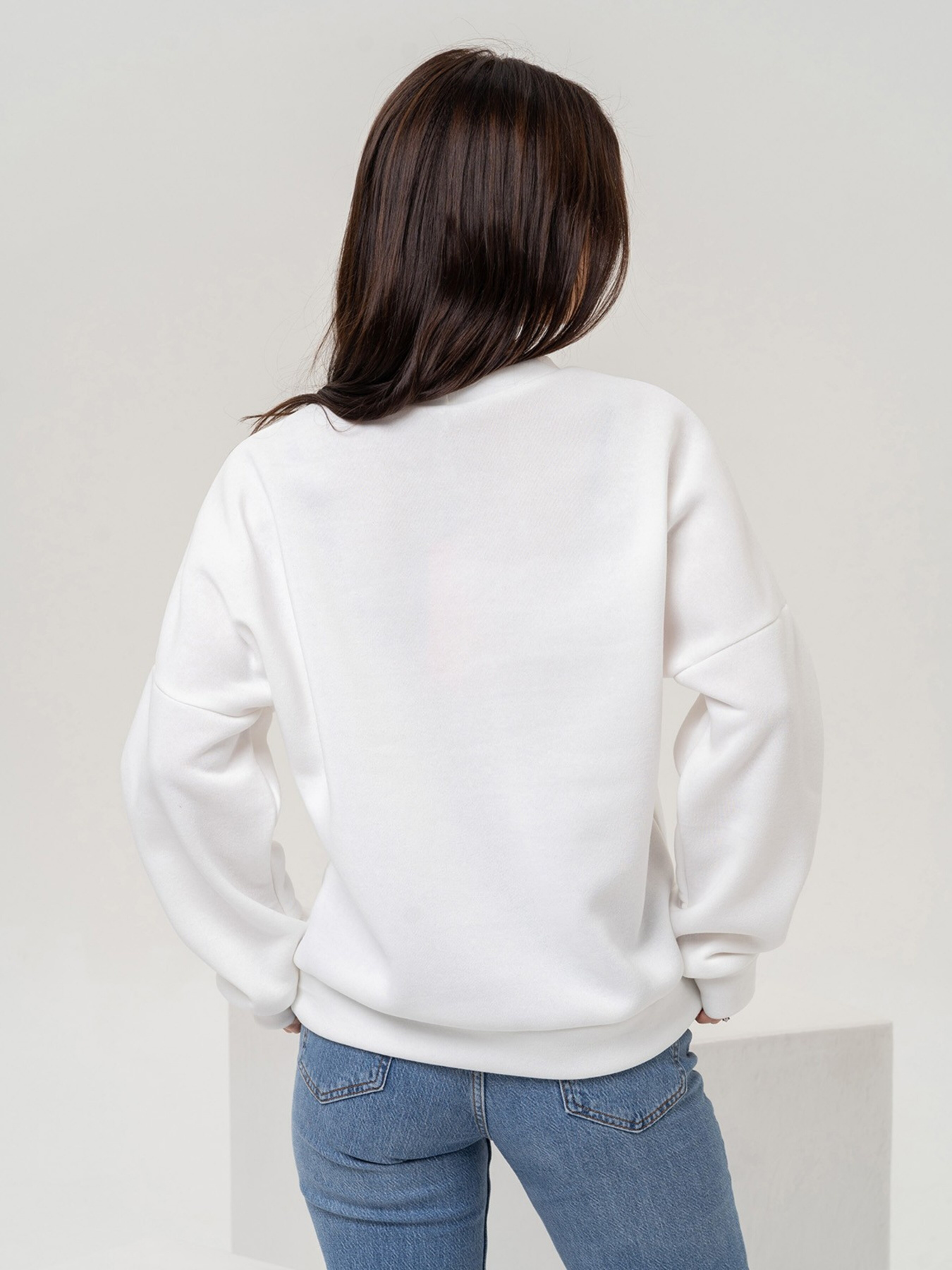 Світшот ISSA Plus модель SA-435_white Фото