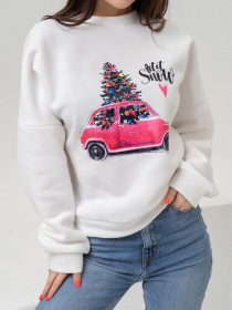 Світшот ISSA Plus модель SA-435_white Фото