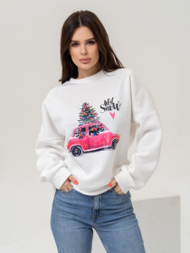 Світшот ISSA Plus модель SA-435_white Фото