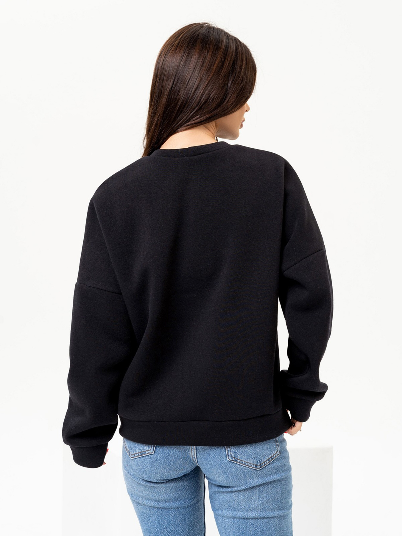 Свитшот ISSA Plus модель SA-435_black Фото