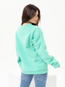 Світшот ISSA Plus модель SA-437_green Світшот ISSA Plus модель SA-437_green Фото