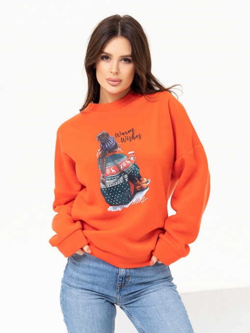 Свитшот ISSA Plus модель SA-437_red Фото