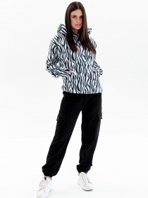 Худи ISSA Plus модель SA-440_blackwhite Фото