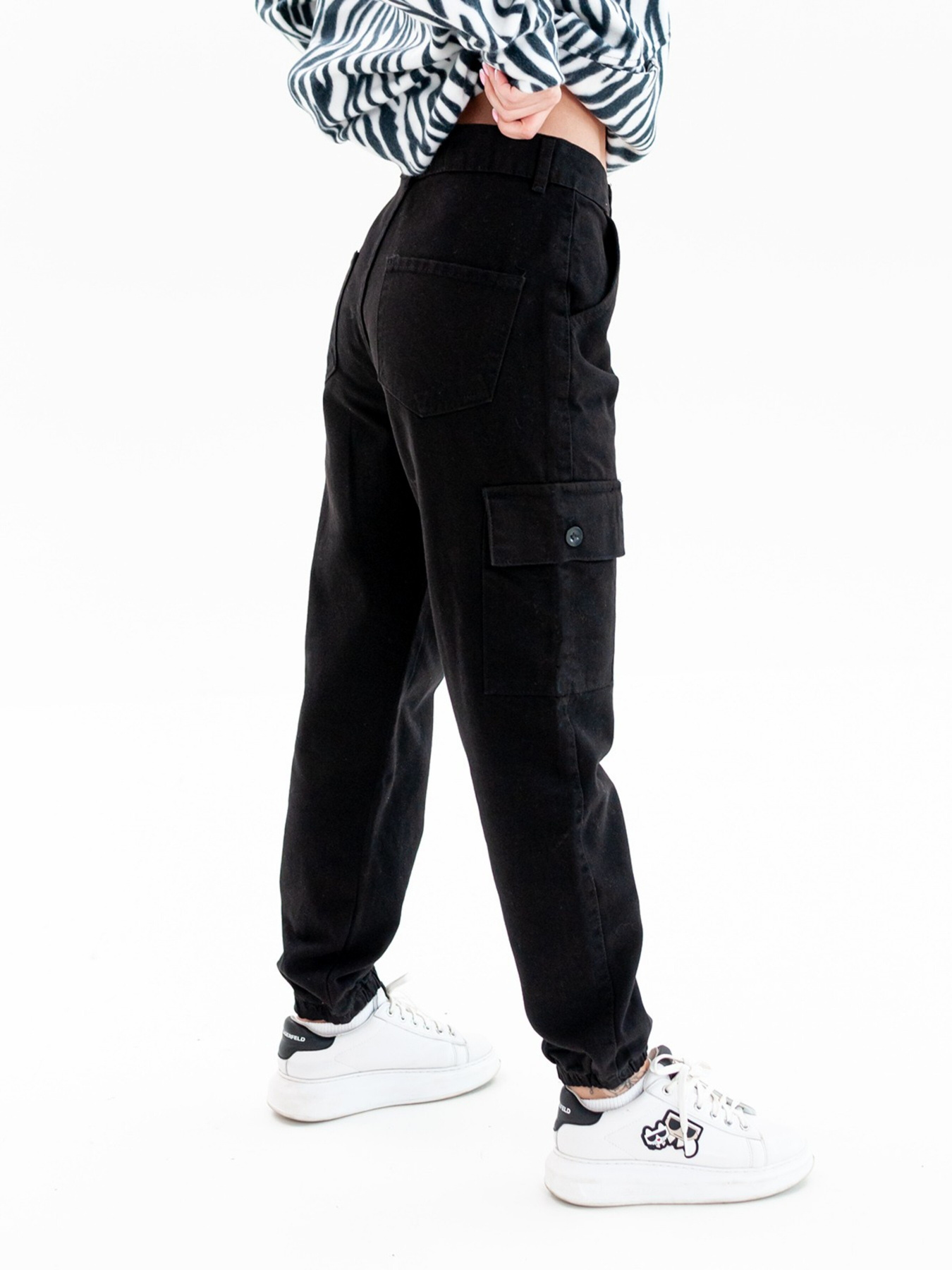 Бойфренды ISSA Plus модель WN20-359_black Фото