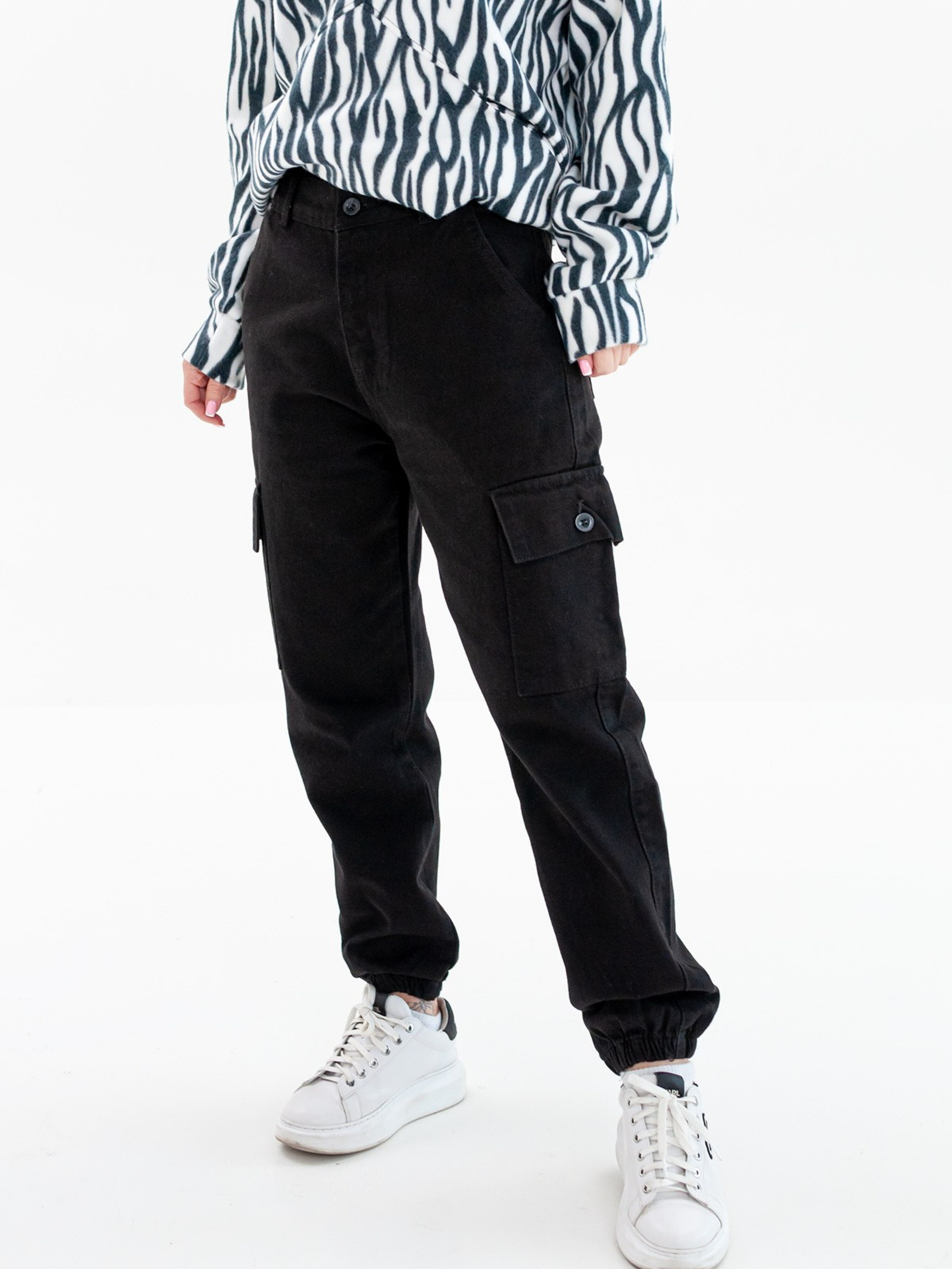 Бойфренды ISSA Plus модель WN20-359_black Фото