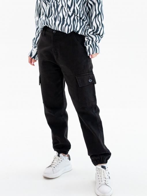 Бойфренды ISSA Plus модель WN20-359_black Фото