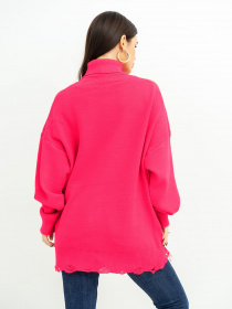 Свитер ISSA Plus модель WN20-394_crimson Фото