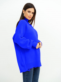 Свитер ISSA Plus модель WN20-394_blue Фото