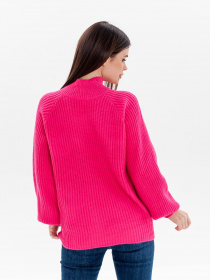 Свитер ISSA Plus модель WN20-396_raspberry Фото