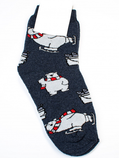 Шкарпетки ISSA Plus модель NS-155_darkblue — фото - INTERTOP