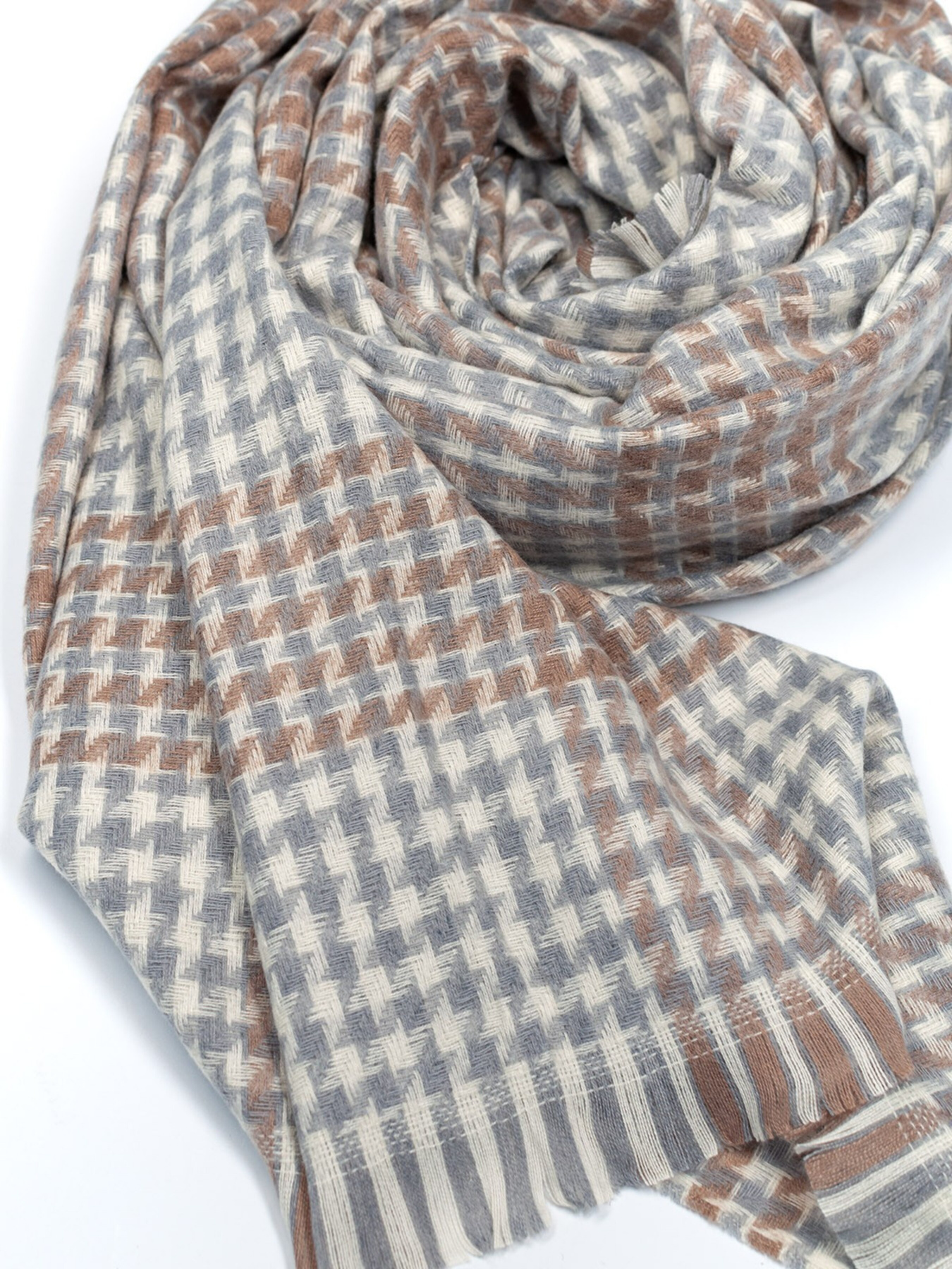 Шарф ISSA Plus модель SH-25_brown Фото