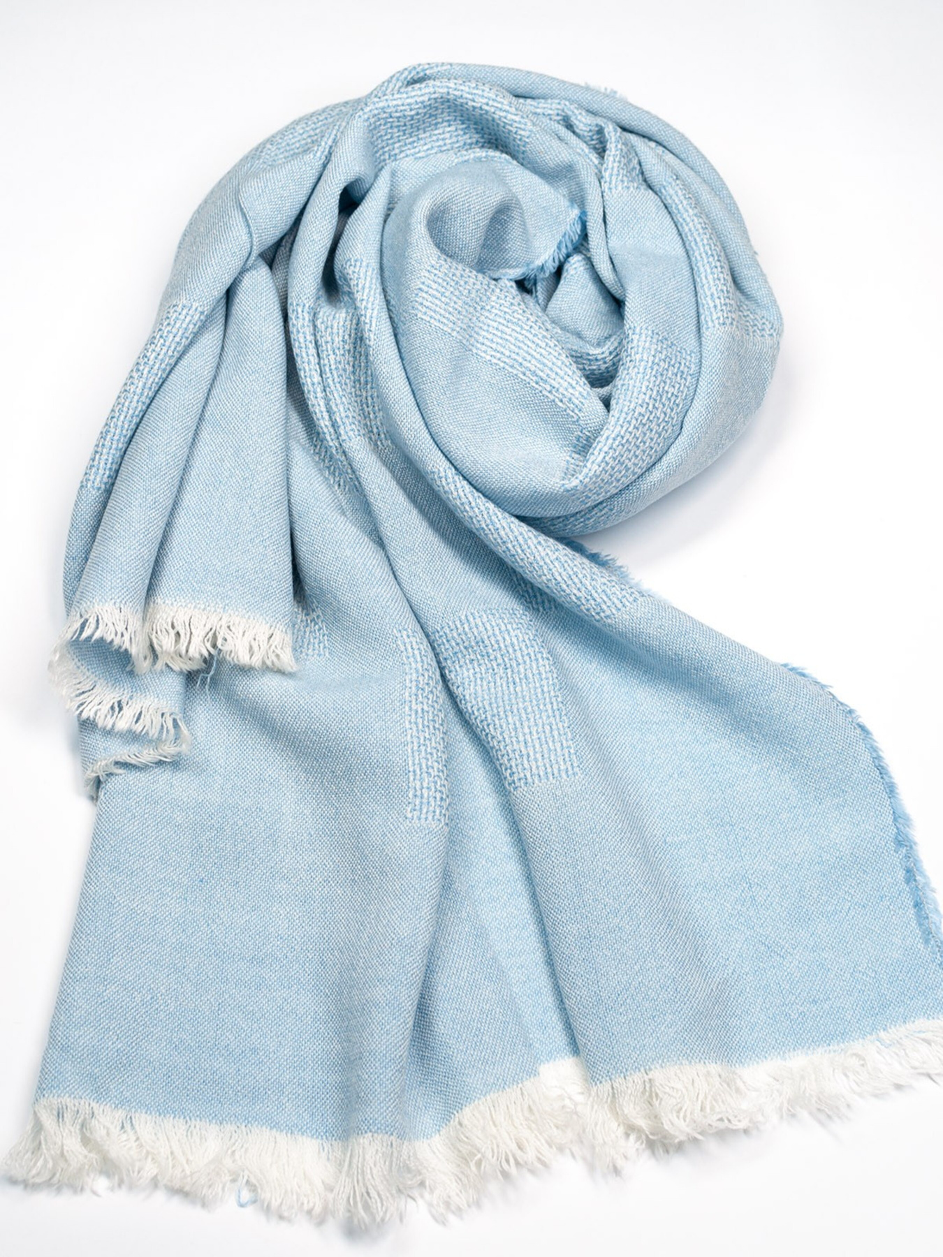 Шарф ISSA Plus модель SH-28_blue Фото