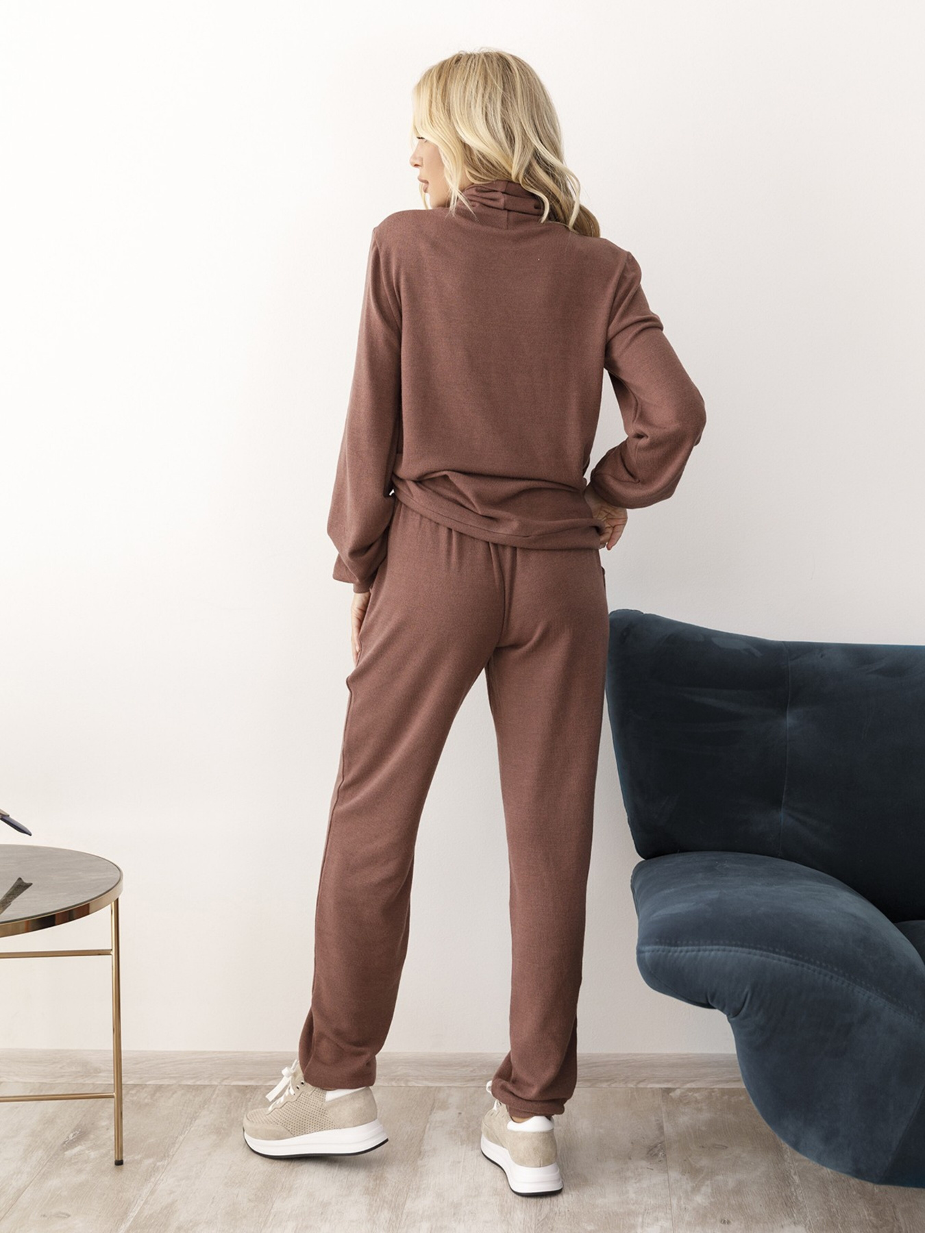 Спортивний костюм ISSA Plus модель 12218_brown Фото