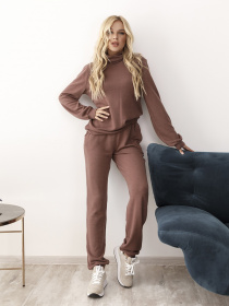 Спортивний костюм ISSA Plus модель 12218_brown Фото