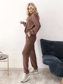 Спортивный костюм ISSA Plus модель 12218_brown Фото