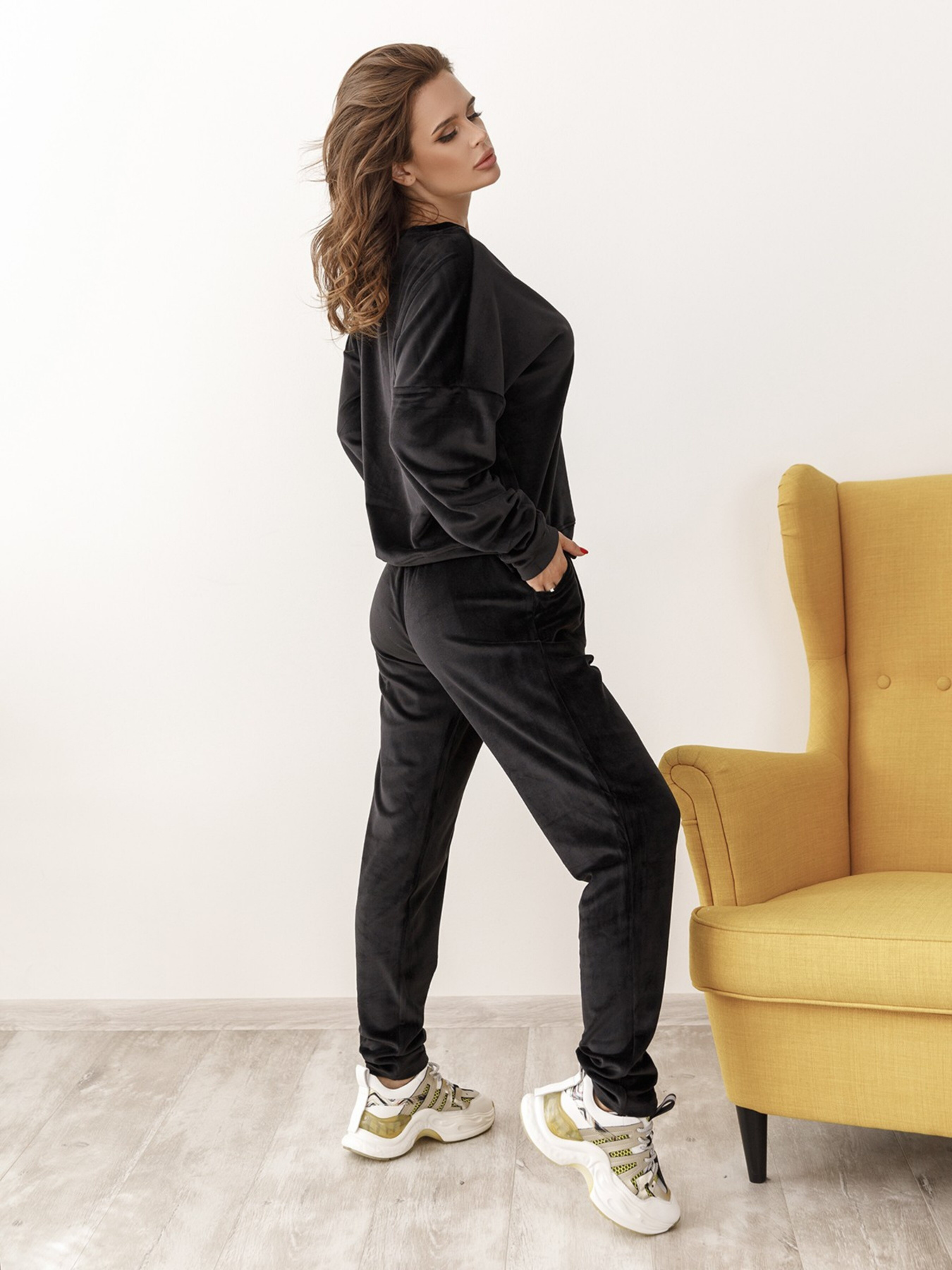 Спортивний костюм ISSA Plus модель 12251_black Фото