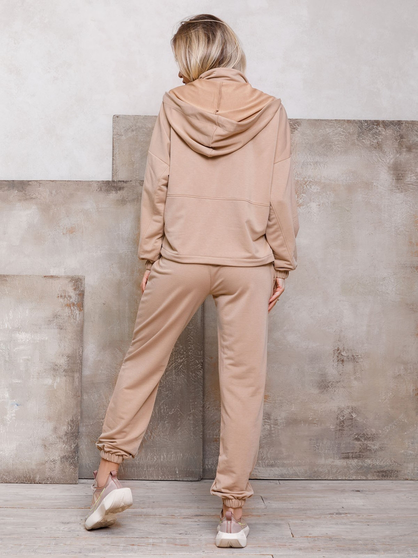 Спортивний костюм ISSA Plus модель 12395_beige Спортивний костюм ISSA Plus модель 12395_beige Фото